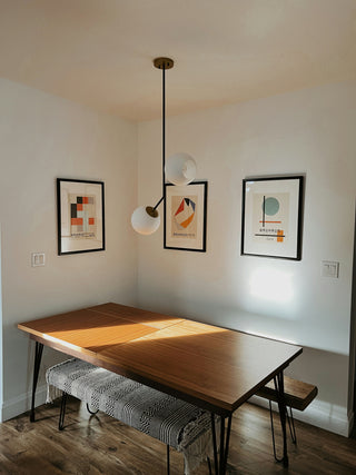 Elegant luxury print showcasing abstract organic shapes in muted earth tones, styled within a refined interior setting — ideal for upscale wall art and contemporary home décor.